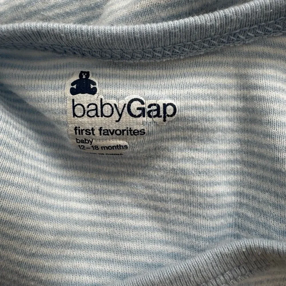 babyGap Onesie Bundle, 2 Items:  Both with Embroidered Bear